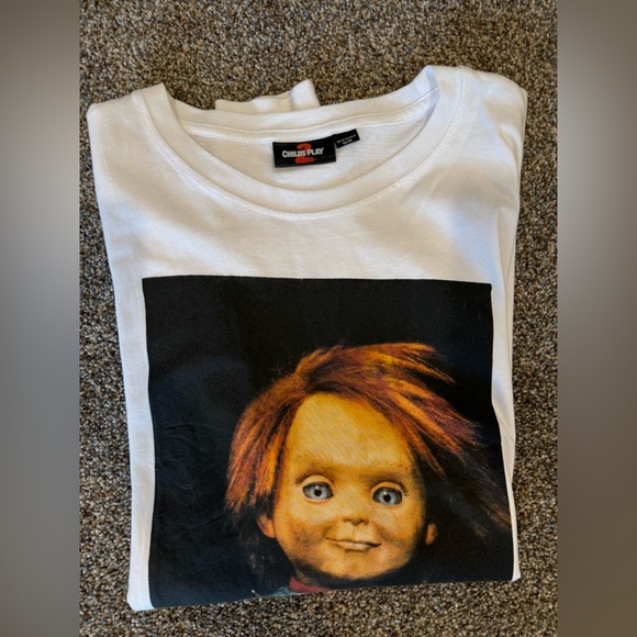 Universal Studio Other - Universal Studios child’s play 2 Chucky graphic long sleeve men tee size medium